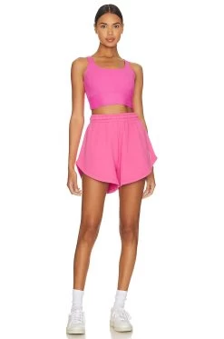 7 Days Active Barb Sweatshorts Fandango Pink -Fashion Women's Clothing Store 7DAR WF2 V5