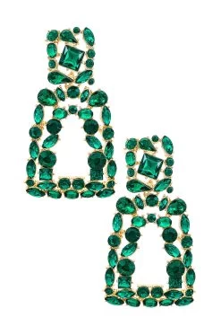 Bling Bling Earrings Emerald