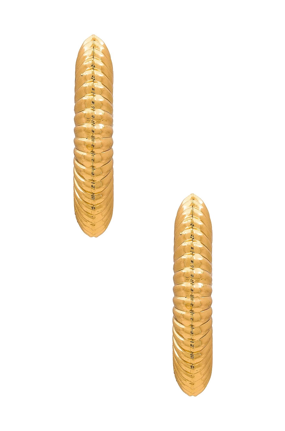 Coil Hoops Gold 5 Coil Hoops Gold - Image 3