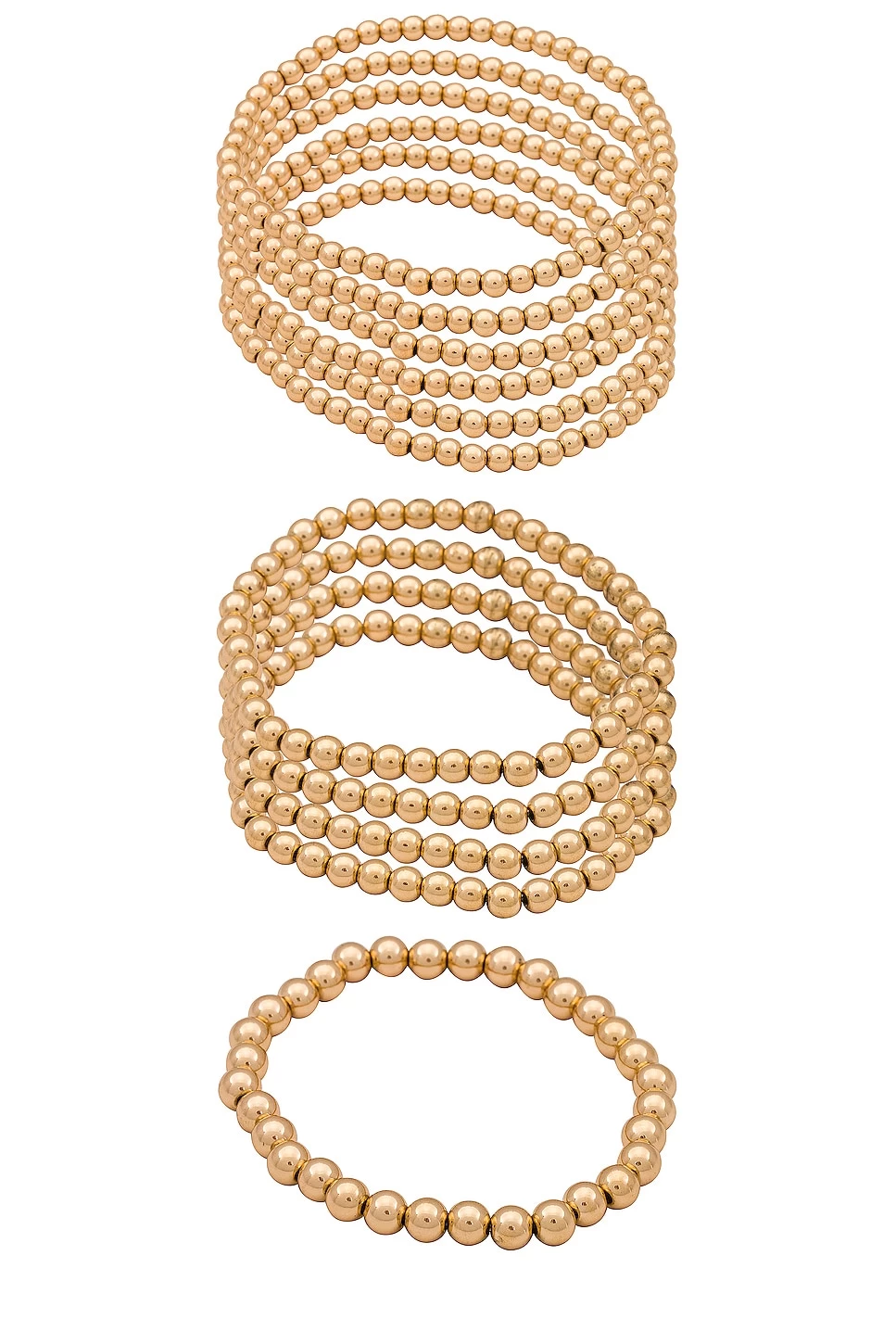 Beaded Bracelet Silver 6 Beaded Bracelet Silver - Image 4