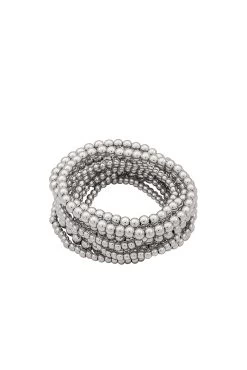 Beaded Bracelet Silver 13 Beaded Bracelet Silver -Fashion Women's Clothing Store 8OTH WL1614 V1
