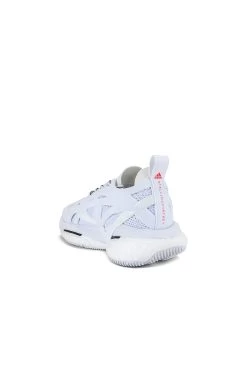 Adidas By Stella Mccartney Solarglide Sneaker White, Active Orange, & White Vapour -Fashion Women's Clothing Store ADID WZ137 V3