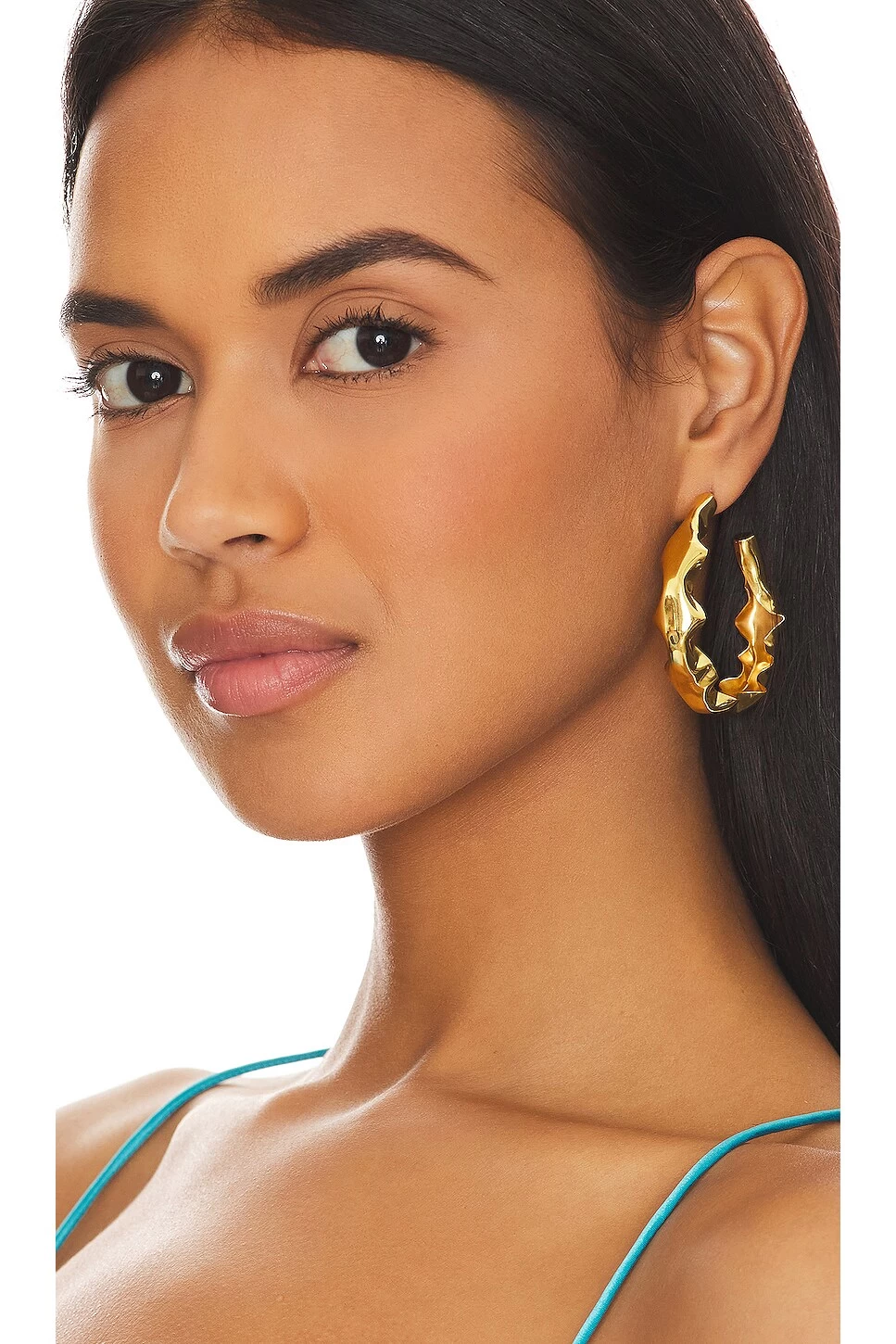 Astrid Earrings Gold Plated Brass 6 Astrid Earrings Gold Plated Brass - Image 4