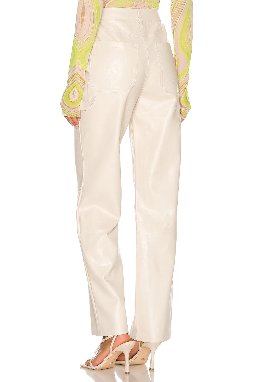 Fez High Rise Straight Leg Off White 5 Fez High Rise Straight Leg Off White - Image 3