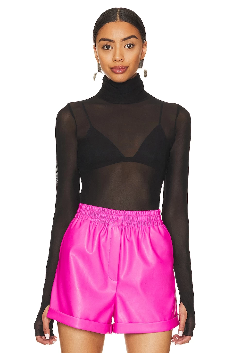 X REVOLVE Milo Bodysuit Noir 3 X REVOLVE Milo Bodysuit Noir