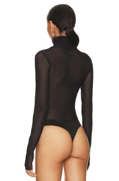 X REVOLVE Milo Bodysuit Noir 10 X REVOLVE Milo Bodysuit Noir -Fashion Women's Clothing Store AFFM WS237 V4