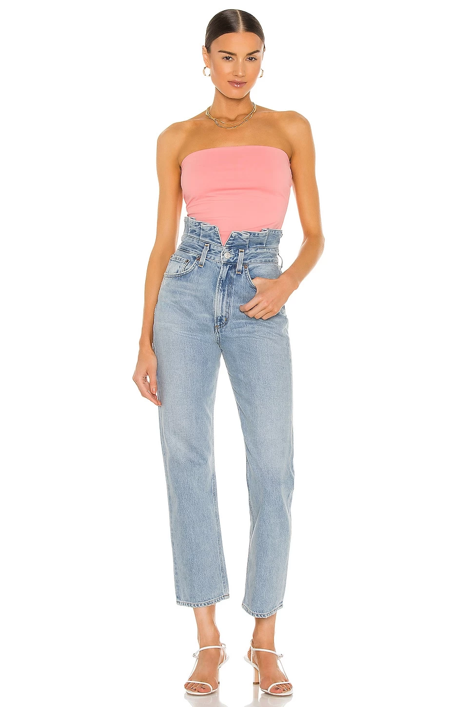 AGOLDE Lettuce Waistband Reworked High Rise Fitted 90s Revival 6 AGOLDE Lettuce Waistband Reworked High Rise Fitted 90s Revival - Image 4