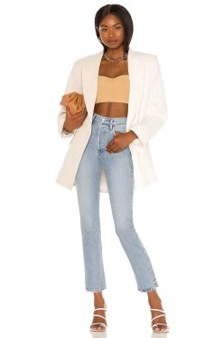 AGOLDE Riley High Rise Straight Crop Dimension 9 AGOLDE Riley High Rise Straight Crop Dimension -Fashion Women's Clothing Store AGOL WJ331 V4