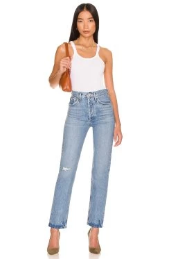 AGOLDE 90's Pinch Waist Abstract 9 AGOLDE 90's Pinch Waist Abstract -Fashion Women's Clothing Store AGOL WJ401 V4