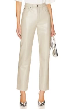 AGOLDE Recycled Leather Fitted 90's Detox -Fashion Women's Clothing Store AGOL WJ460 V1