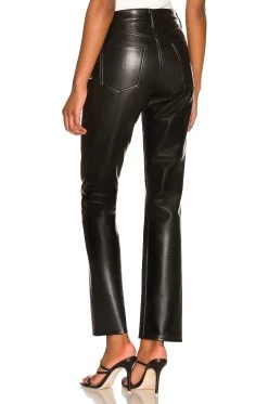 AGOLDE Recycled Leather Lyle Low Rise Slim Detox -Fashion Women's Clothing Store AGOL WP23 V3