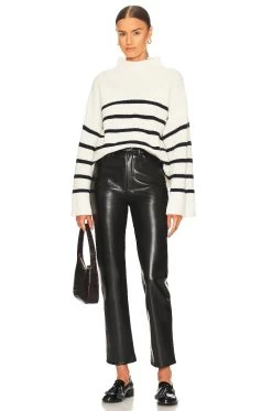 AGOLDE Recycled Leather Fitted 90's Detox -Fashion Women's Clothing Store AGOL WP8 V4