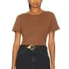 AGOLDE Annise Slim Tee Beeswax 1 AGOLDE Annise Slim Tee Beeswax -Fashion Women's Clothing Store AGOL WS192 V1