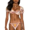 Romina Leva Bikini Top Multicolor -Fashion Women's Clothing Store AGUA WX503 V1