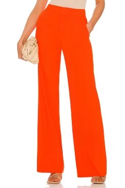 Alice + Olivia Dylan Wide Leg Pant Sienna -Fashion Women's Clothing Store ALI WP132 V1 1