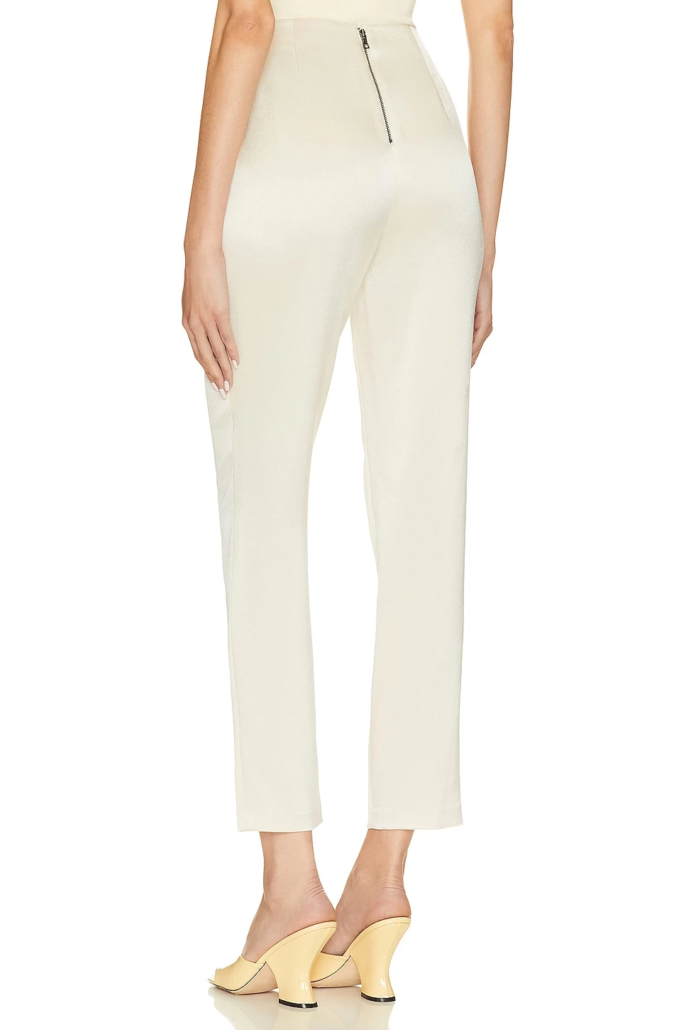 Alice + Olivia Jessie Slim Pant Champagne 5 Alice + Olivia Jessie Slim Pant Champagne - Image 3