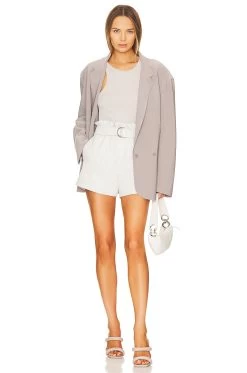 AllSaints Erica Short Off White 9 AllSaints Erica Short Off White -Fashion Women's Clothing Store ALLR WF14 V4