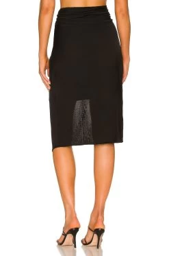 AllSaints Ara Sami Skirt Black 8 AllSaints Ara Sami Skirt Black -Fashion Women's Clothing Store ALLR WQ11 V3