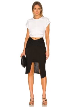 AllSaints Ara Sami Skirt Black 9 AllSaints Ara Sami Skirt Black -Fashion Women's Clothing Store ALLR WQ11 V4