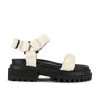 AllSaints Helium Sandal Chalk White -Fashion Women's Clothing Store ALLR WZ102 V1