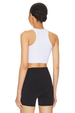 Seamless Delight High Neck Top White -Fashion Women's Clothing Store ALOR WS169 V3