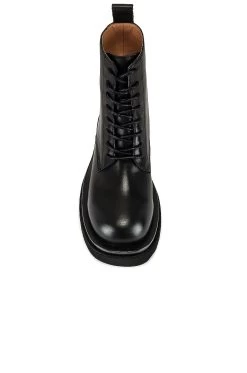 Capri Lace Up Boot Black Burnished 10 Capri Lace Up Boot Black Burnished -Fashion Women's Clothing Store AMAE WZ200 V4