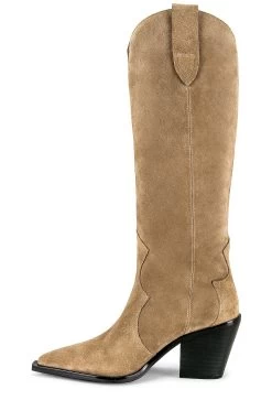 Mabel Boot Natural Suede -Fashion Women's Clothing Store AMAE WZ295 V5