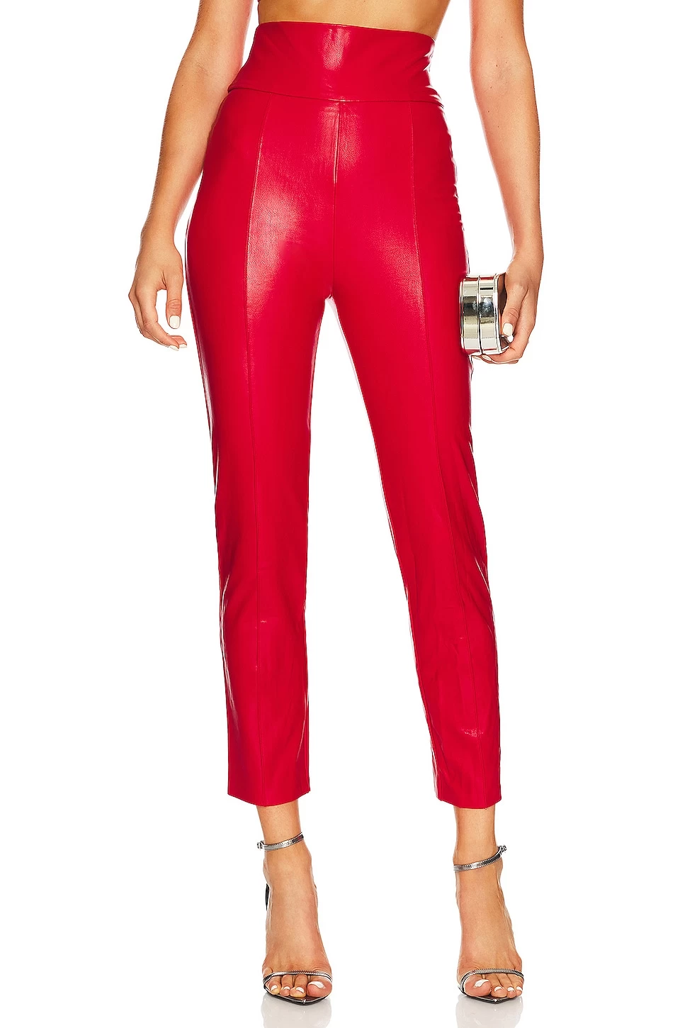 X REVOLVE Romana Pants Hot Pink Leather 9 X REVOLVE Romana Pants Hot Pink Leather - Image 7