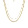 COLLAR LAYERED CHAIN Gold -Fashion Women's Clothing Store AMBE WL209 V1