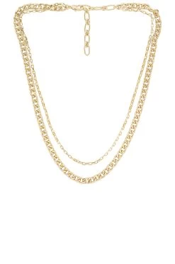 COLLAR LAYERED CHAIN Gold