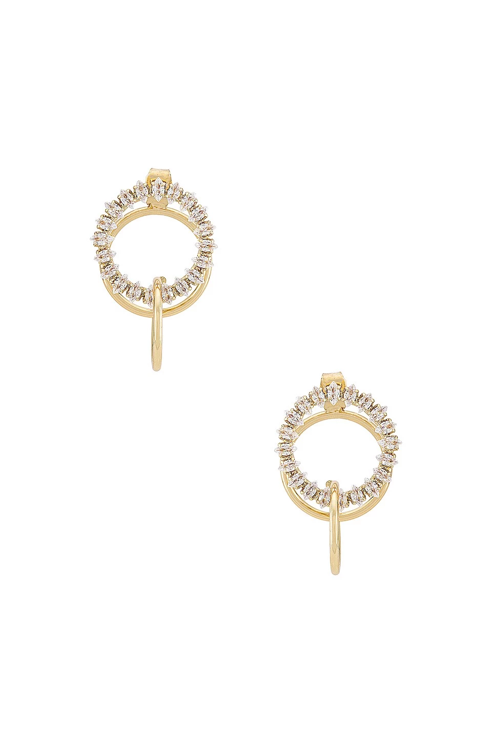 Triple Hoop Earring Gold 3 Triple Hoop Earring Gold
