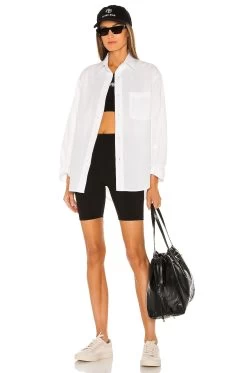 ANINE BING Sport Blake Biker Short Black 9 ANINE BING Sport Blake Biker Short Black -Fashion Women's Clothing Store ANIN WF12 V4