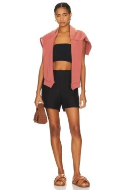 ANINE BING Koa Short Black -Fashion Women's Clothing Store ANIN WF35 V4