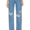 ANINE BING Gio Jean Destructed Blue Bayou 1 ANINE BING Gio Jean Destructed Blue Bayou -Fashion Women's Clothing Store ANIN WJ62 V1