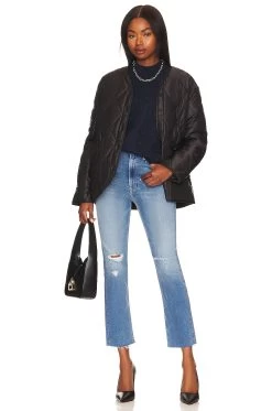 ANINE BING Mike Sweater Midnight Navy -Fashion Women's Clothing Store ANIN WK118 V4