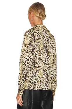 ANINE BING Mylah Button Up Cheetah Print -Fashion Women's Clothing Store ANIN WS207 V3