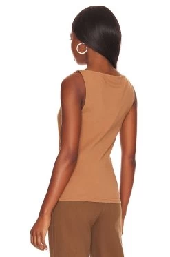 ANINE BING Rue Tank Camel 8 ANINE BING Rue Tank Camel -Fashion Women's Clothing Store ANIN WS223 V3
