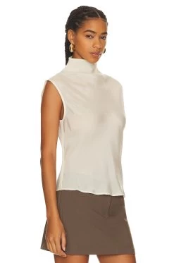 ANINE BING Ianna Top Pearl 7 ANINE BING Ianna Top Pearl -Fashion Women's Clothing Store ANIN WS273 V2