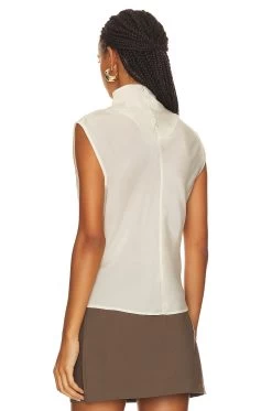 ANINE BING Ianna Top Pearl 8 ANINE BING Ianna Top Pearl -Fashion Women's Clothing Store ANIN WS273 V3