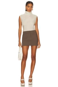 ANINE BING Ianna Top Pearl 9 ANINE BING Ianna Top Pearl -Fashion Women's Clothing Store ANIN WS273 V4