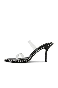 ALEXANDER WANG Nova 85 Sandal Black 13 ALEXANDER WANG Nova 85 Sandal Black -Fashion Women's Clothing Store AWAR WZ128 V5