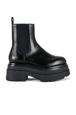 ALEXANDER WANG Carter Platform Chelsea Boot Black