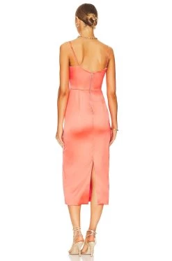 Bardot Ayla Midi Dress Orange Fizz -Fashion Women's Clothing Store BARD WD618 V3