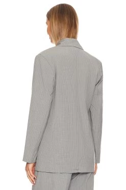 Bardot Pin Stripe Blazer Grey Strpe -Fashion Women's Clothing Store BARD WO102 V4