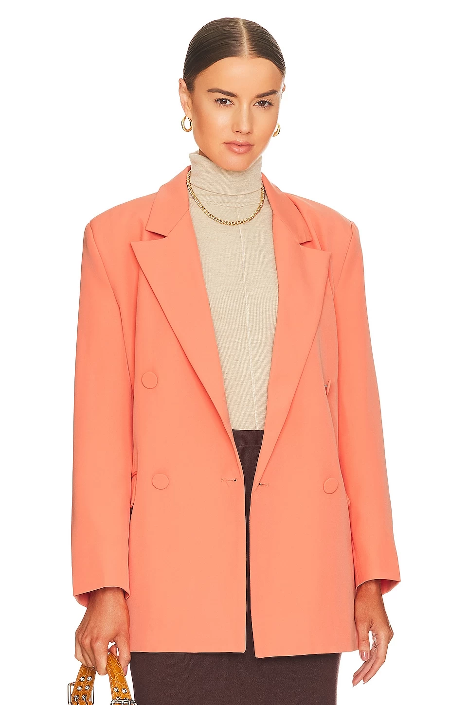 Bardot Oversized Blazer Orange Fizz 3 Bardot Oversized Blazer Orange Fizz
