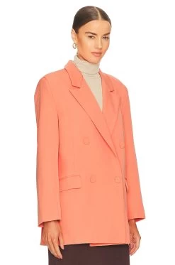 Bardot Oversized Blazer Orange Fizz 9 Bardot Oversized Blazer Orange Fizz -Fashion Women's Clothing Store BARD WO84 V3