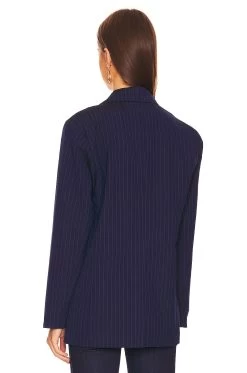 Bardot Pin Stripe Blazer Navy Stripe 10 Bardot Pin Stripe Blazer Navy Stripe -Fashion Women's Clothing Store BARD WO94 V4