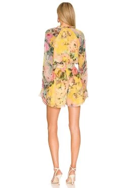 X REVOLVE Romper Yellow -Fashion Women's Clothing Store BENE WR11 V3