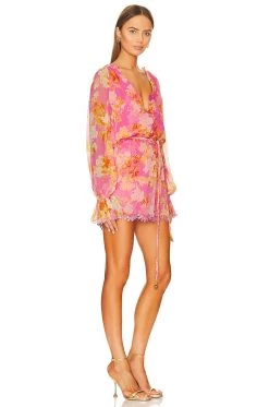 Auril Romper Pink 6 Auril Romper Pink -Fashion Women's Clothing Store BENE WR19 V2