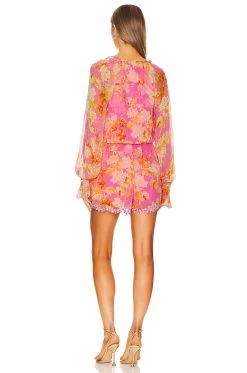 Auril Romper Pink 7 Auril Romper Pink -Fashion Women's Clothing Store BENE WR19 V3
